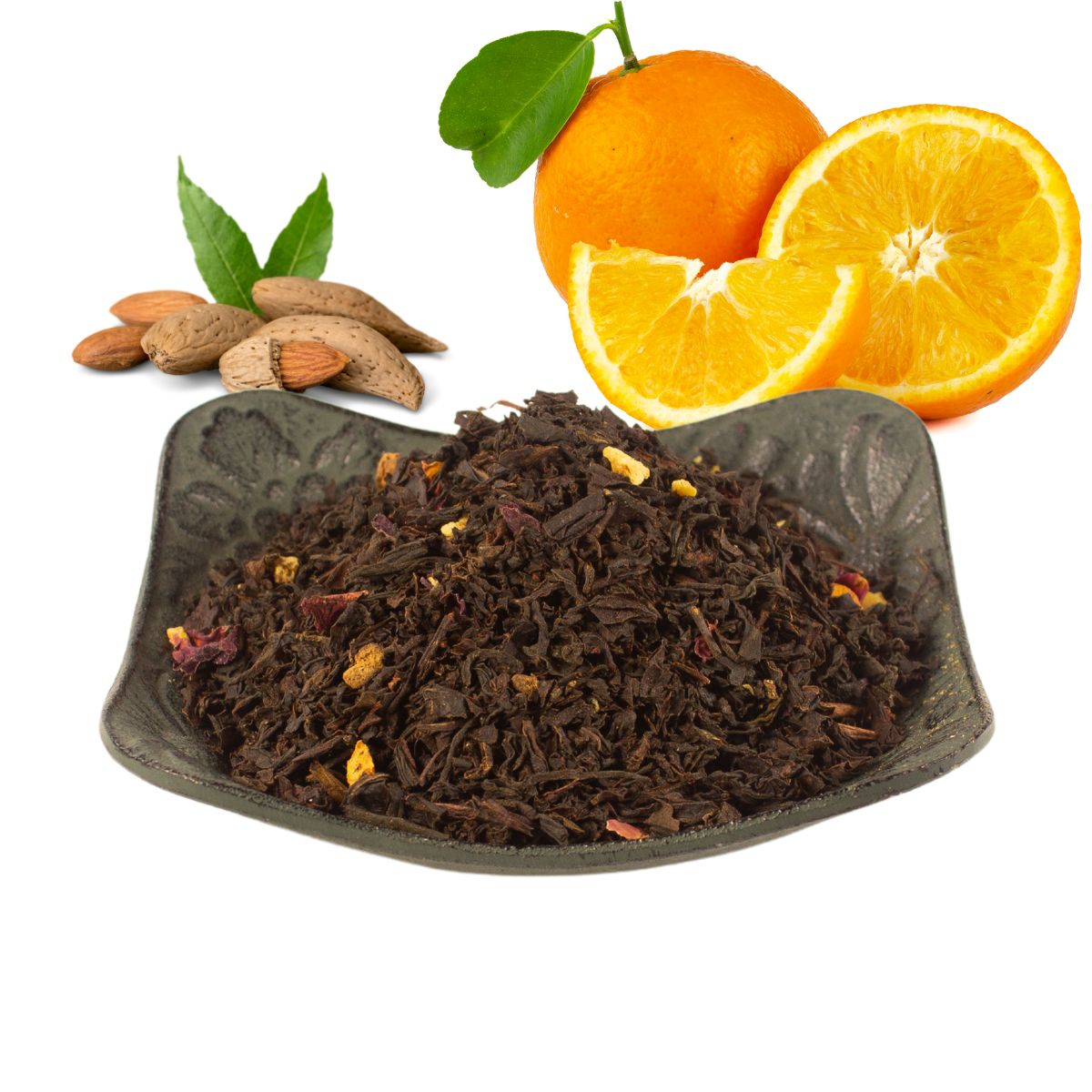 thé noir de noel Orange amande Epices
