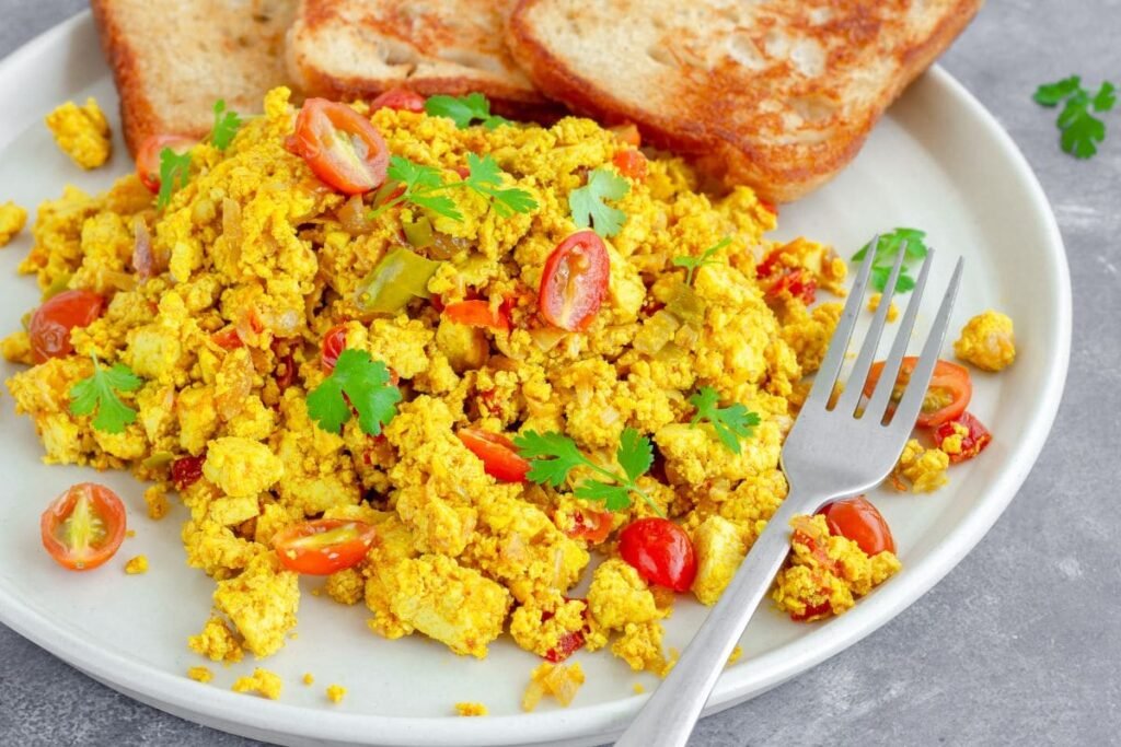 Tofu brouillé végétarien